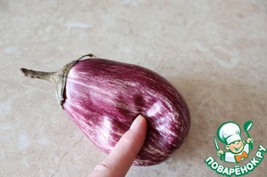 Мятый баклажан, фаршированный бараниной Мятый баклажан, фаршированный бараниной