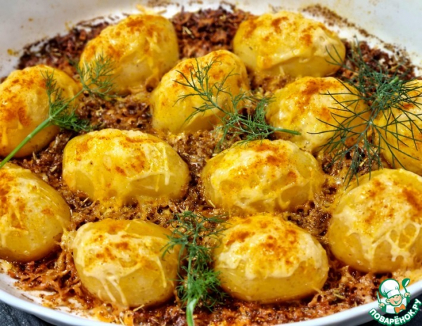 Молодой картофель в духовке