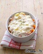 Морковно-картофельный гратин со свининой Морковно-картофельный гратин со свининой