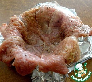 Новогодний мясной шар