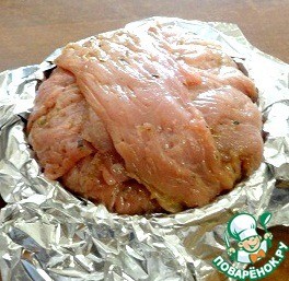 Новогодний мясной шар