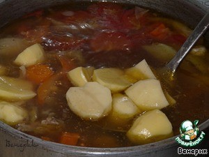 Нухут шурпа с бараниной Нухут шурпа с бараниной