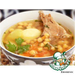 Нухут шурпа с бараниной Нухут шурпа с бараниной