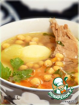 Нухут шурпа с бараниной Нухут шурпа с бараниной