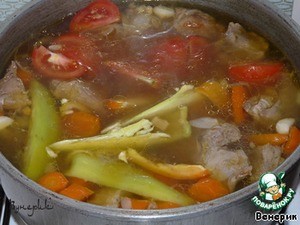 Нухут шурпа с бараниной Нухут шурпа с бараниной