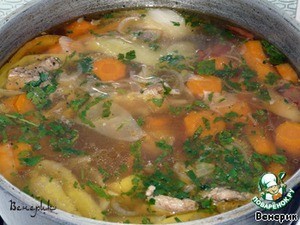 Нухут шурпа с бараниной Нухут шурпа с бараниной