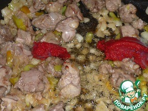 Нут с мясом