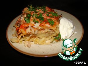 Очень ленивые голубцы в духовке