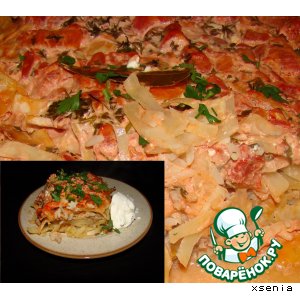 Очень ленивые голубцы в духовке