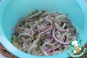 Огуречная закуска с индейкой гриль