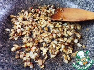 Омлет с белыми грибами и сыром Омлет с белыми грибами и сыром