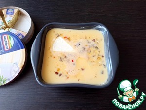 Омлет с белыми грибами и сыром Омлет с белыми грибами и сыром