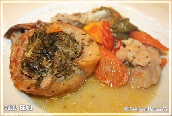 Оши Бехи-айва с рубленой бараниной Оши Бехи-айва с рубленой бараниной