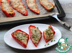 Острые перцы, фаршированные сыром Острые перцы, фаршированные сыром