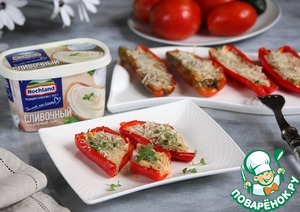 Острые перцы, фаршированные сыром Острые перцы, фаршированные сыром