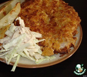 Отбивная в сырной панировке Отбивная в сырной панировке