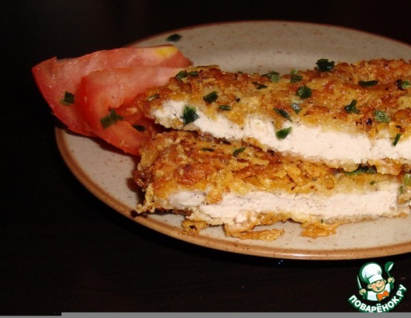 Отбивная в сырной панировке Отбивная в сырной панировке