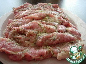 Отбивные из свинины "Радуга вкусов" Отбивные из свинины "Радуга вкусов"