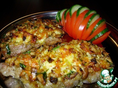 Отбивные из свинины "Радуга вкусов" Отбивные из свинины "Радуга вкусов"