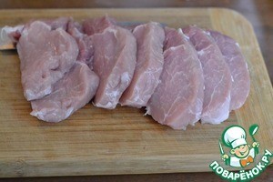 Отбивные под соусом