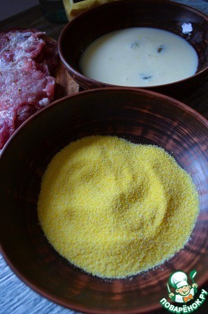 Отбивные в кукурузной поленте Отбивные в кукурузной поленте