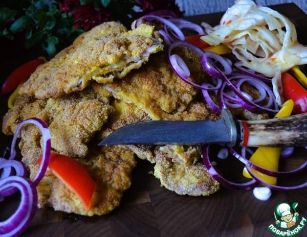 Отбивные в кукурузной поленте Отбивные в кукурузной поленте