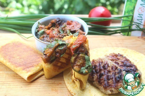 Овощи-гриль в остром соусе Овощи-гриль в остром соусе