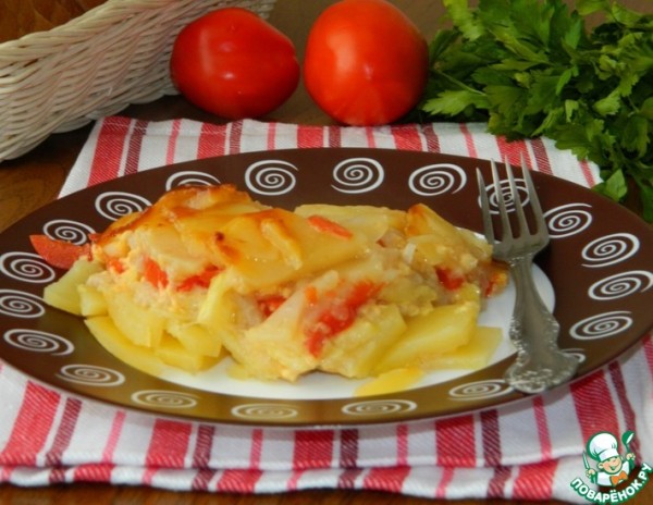 Овощной гратен в мультиварке