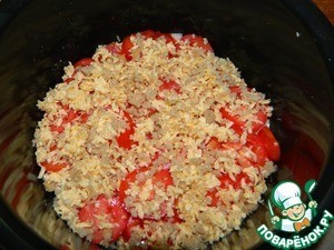 Овощной гратен в мультиварке