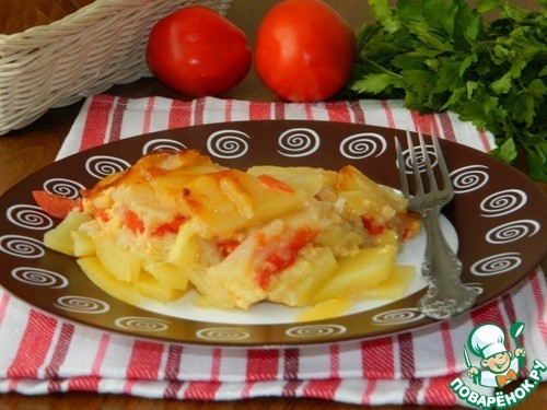 Овощной гратен в мультиварке