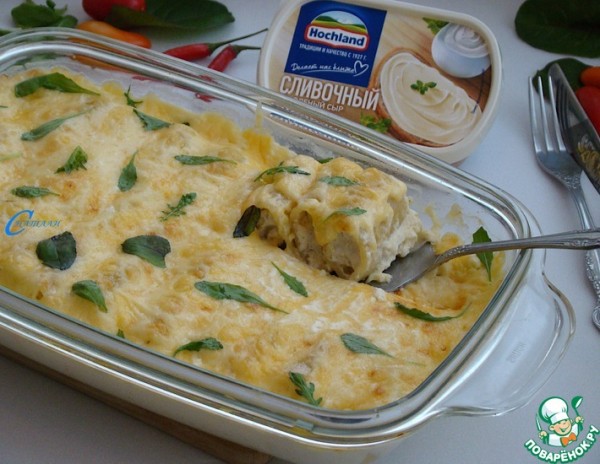 Паккери в сливочном соусе