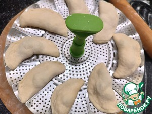 Паровые вареники на кефирном дрожжевом тесте