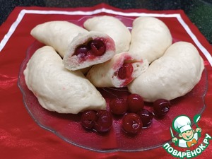 Паровые вареники на кефирном дрожжевом тесте