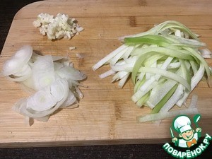 Паста с кабачками в сливочном соусе