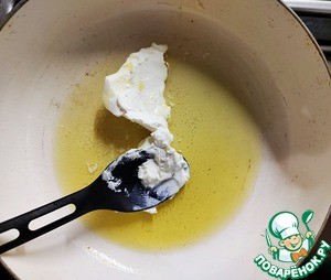 Паста с творожным сыром