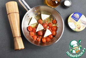 Паста с жареными помидорами Паста с жареными помидорами