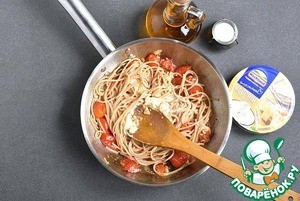 Паста с жареными помидорами Паста с жареными помидорами