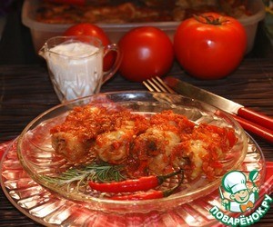 Пикантные голубцы в средиземноморском стиле