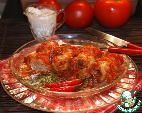 Пикантные голубцы в средиземноморском стиле