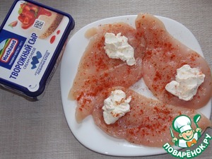 Пикантные куриные рулетики с сыром Пикантные куриные рулетики с сыром