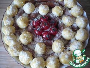 Пирог из картофельного пюре с колбасками Пирог из картофельного пюре с колбасками