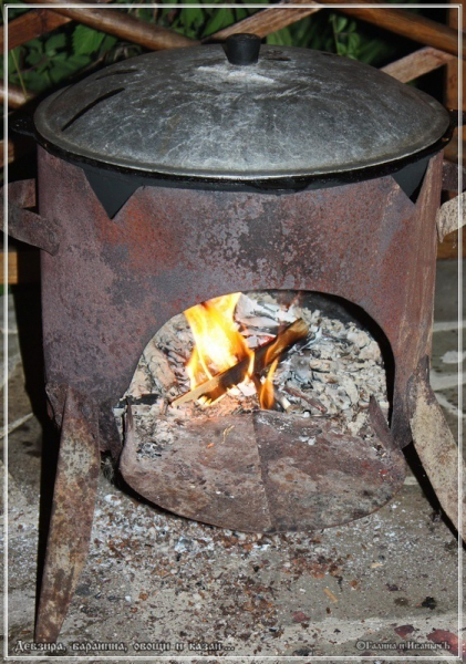 Плов "Девзира, баранина, овощи и казан"