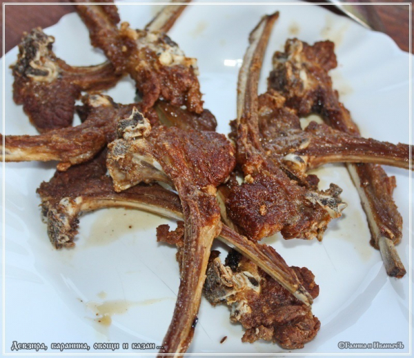 Плов "Девзира, баранина, овощи и казан"