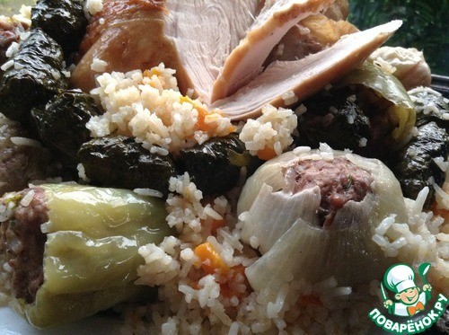 Плов "Калейдоскоп долмы"