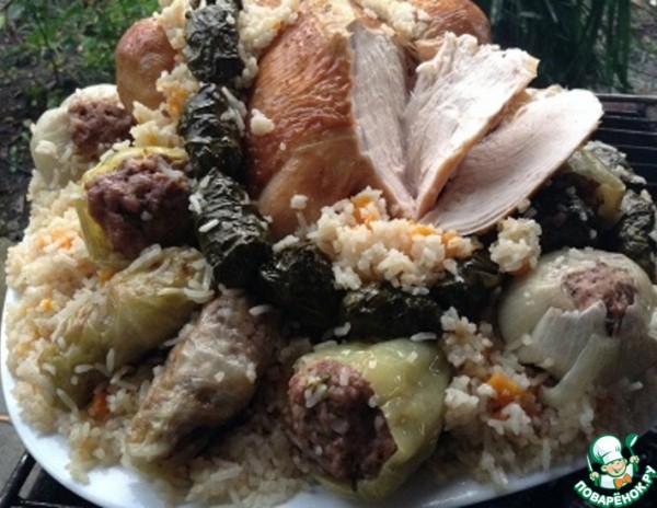 Плов "Калейдоскоп долмы"