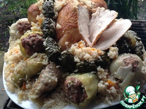 Плов "Калейдоскоп долмы"