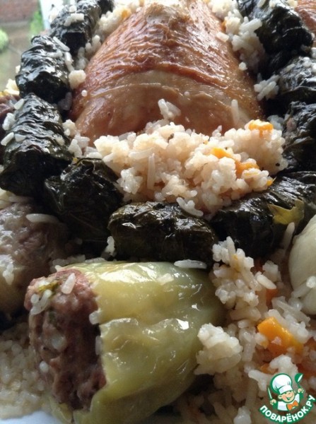 Плов "Калейдоскоп долмы"