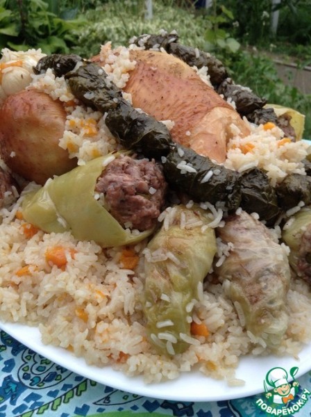 Плов "Калейдоскоп долмы"