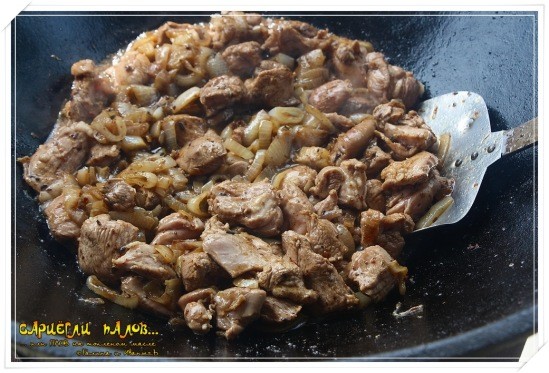 Плов на топленом масле "Сариёгли палов"