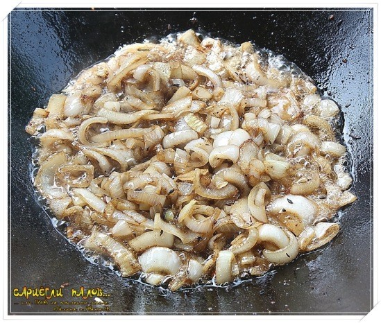 Плов на топленом масле "Сариёгли палов"